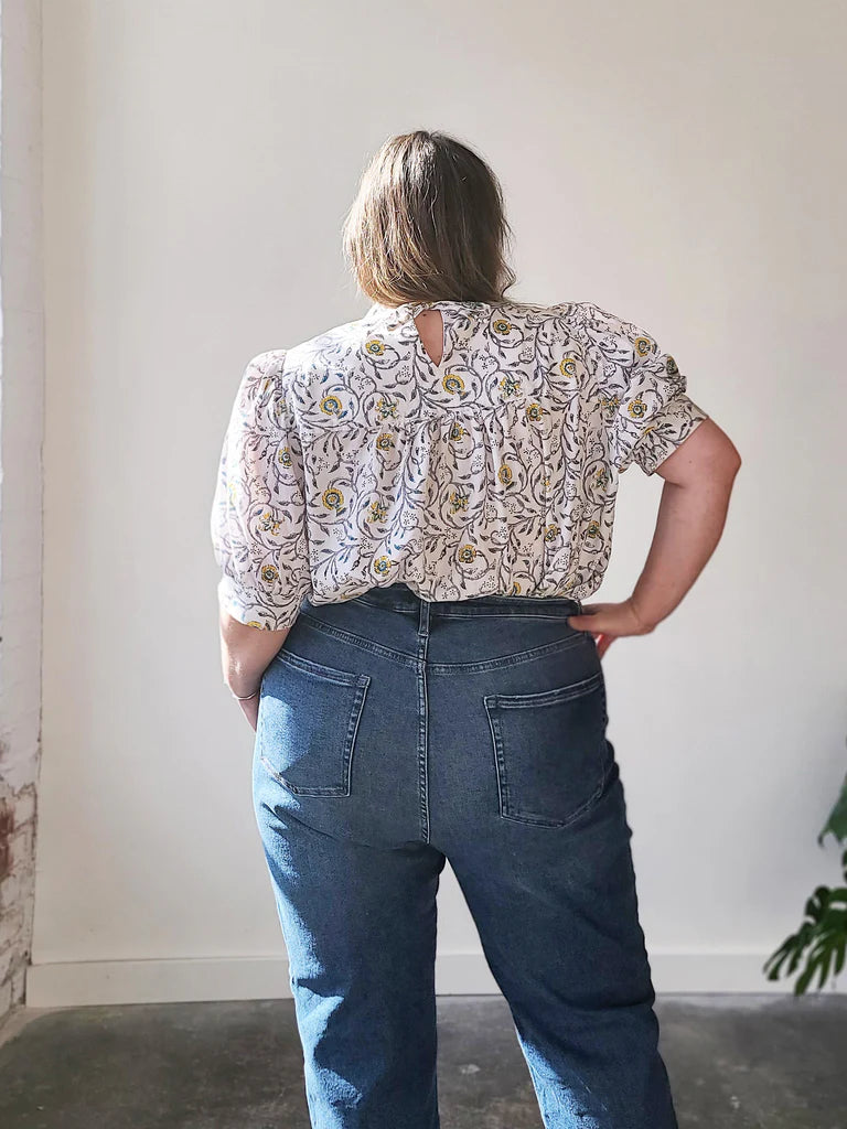 Regalia Blouse Sewing Pattern | Plus Sizes 16-34-Sewing Pattern-Frankie Rose Fabrics