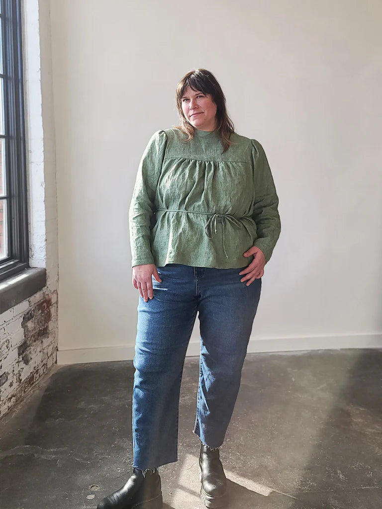 Regalia Blouse Sewing Pattern | Plus Sizes 16-34-Sewing Pattern-Frankie Rose Fabrics