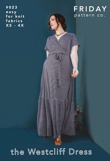 Westcliff Knit Dress Sewing Pattern | Frankie Rose Fabrics