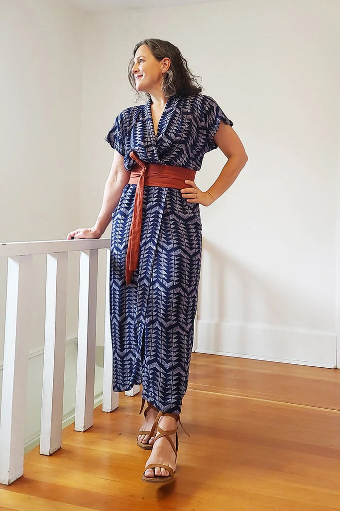 Wildwood Wrap Dress Plus Size Pattern | Frankie Rose Fabrics