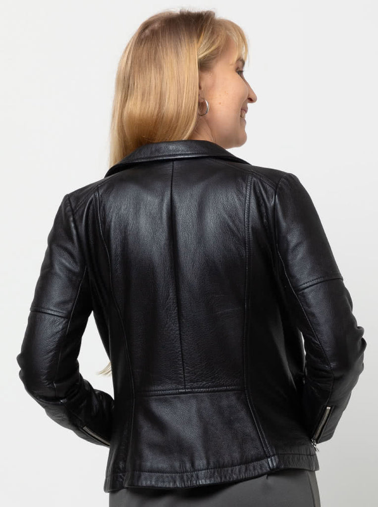 Ziggi Moto Jacket Sewing Pattern by Style Arc, US Sizes 0-26-Sewing Pattern-Frankie Rose Fabrics