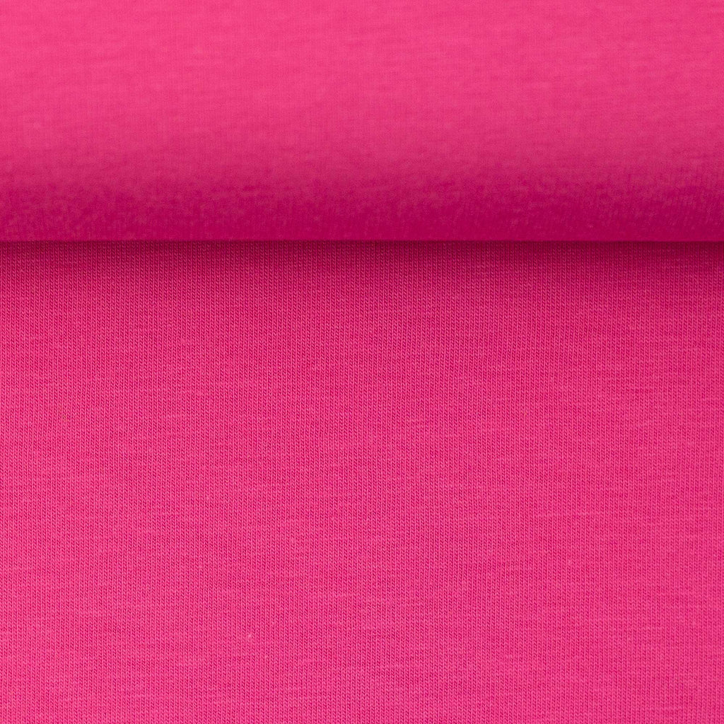 Cotton Jersey Knit Fabric in Hot Pink | Frankie Rose Fabrics