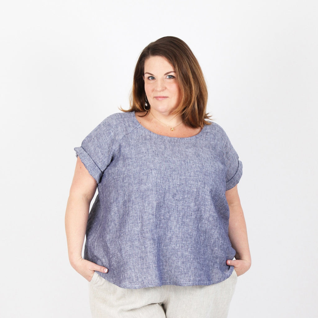 Remy Raglan Top Sewing Pattern | Frankie Rose Fabrics