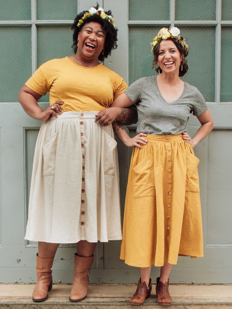 Estuary Skirt Women's Sewing Pattern | Frankie Rose Fabrics