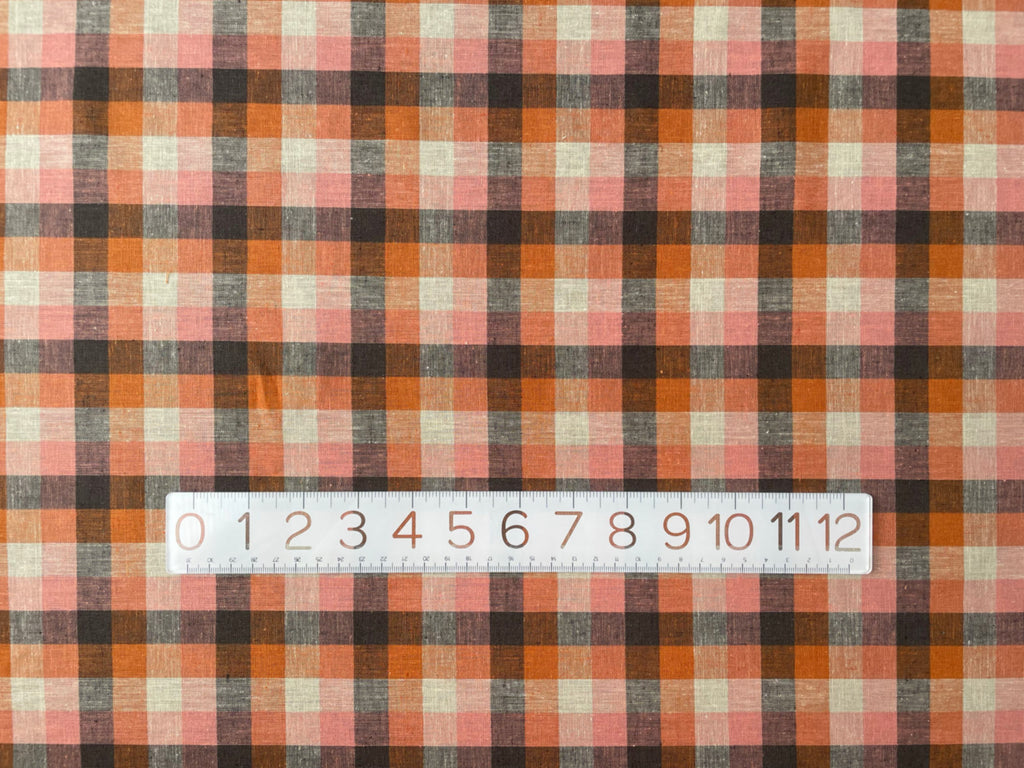Jackson Linen Cotton Check Fabric from Merchant & Mills