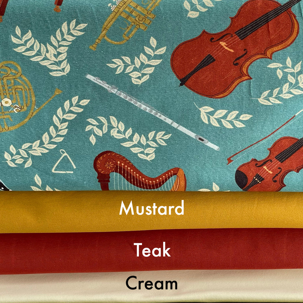 Musical Instruments Organic Cotton Jersey