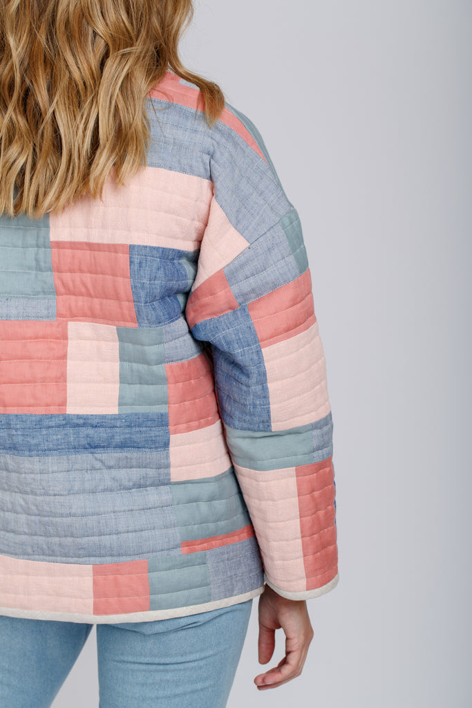 Hovea Quilted Jacket Sewing Pattern | Frankie Rose Fabrics