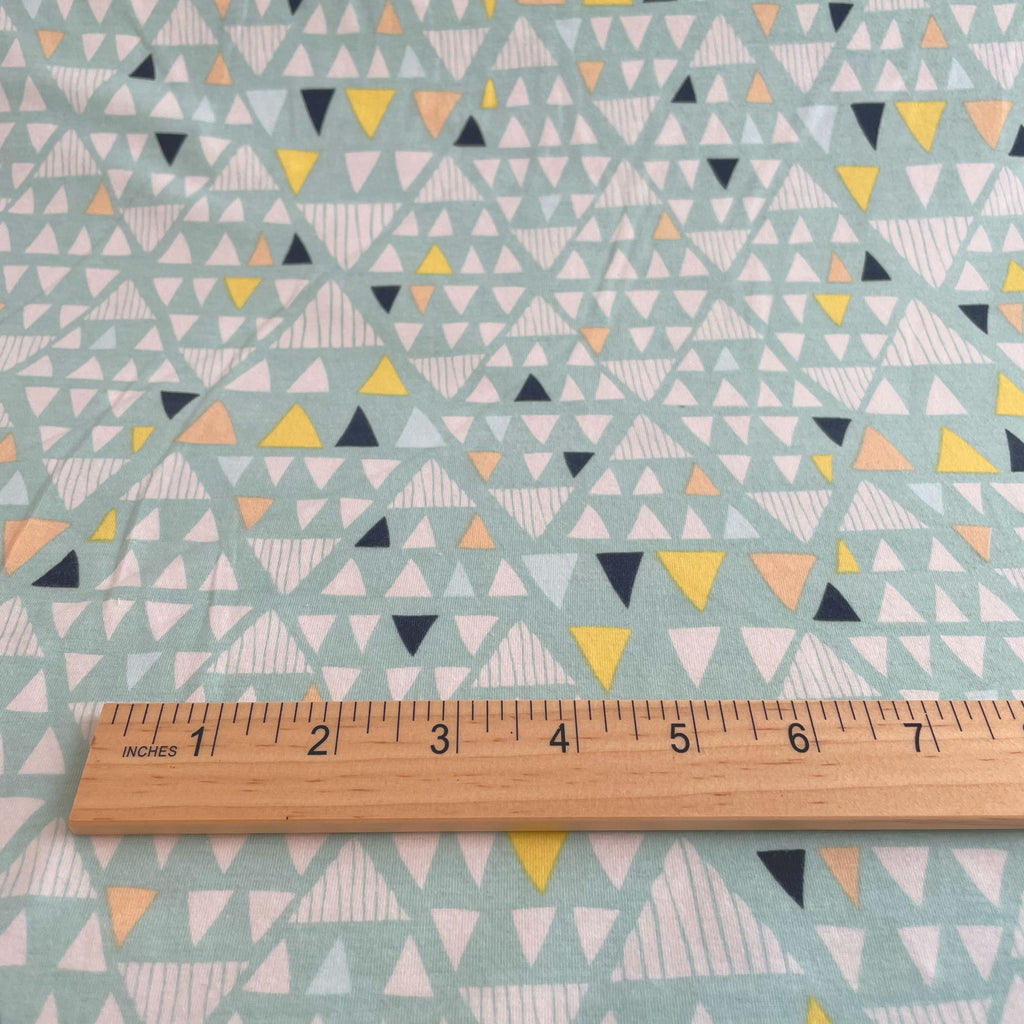 Art Gallery Cotton Jersey Fabric in Mojave Triangles