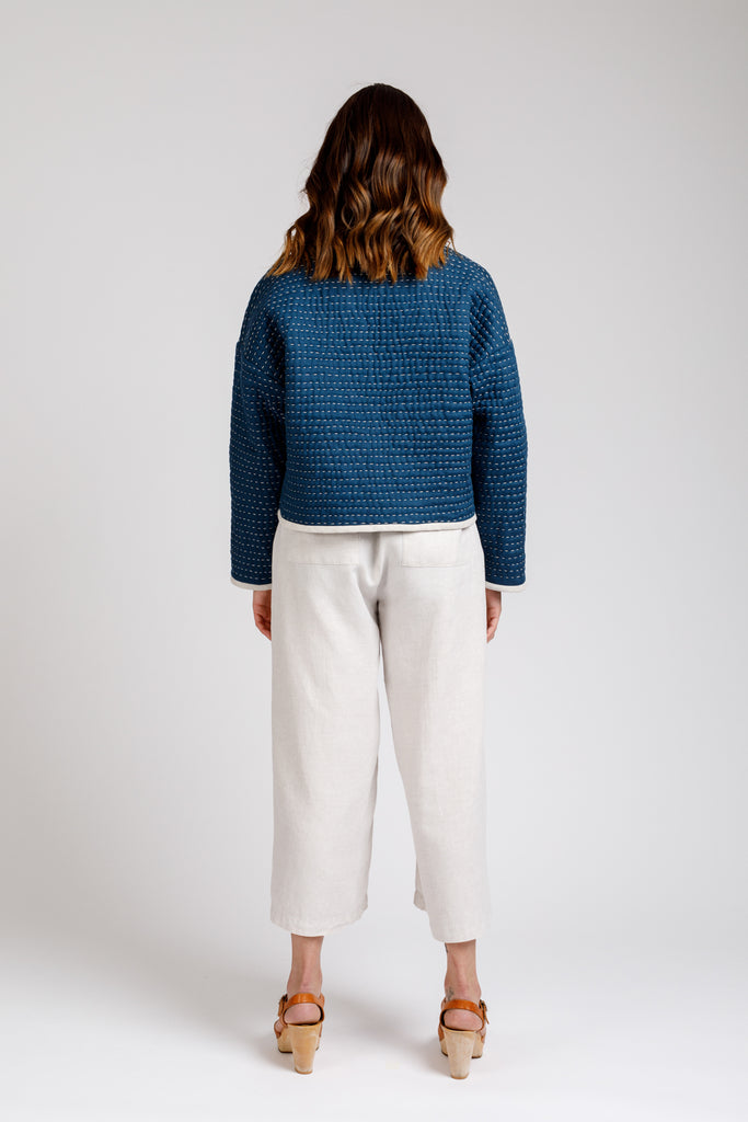 Hovea Quilted Jacket Sewing Pattern | Frankie Rose Fabrics