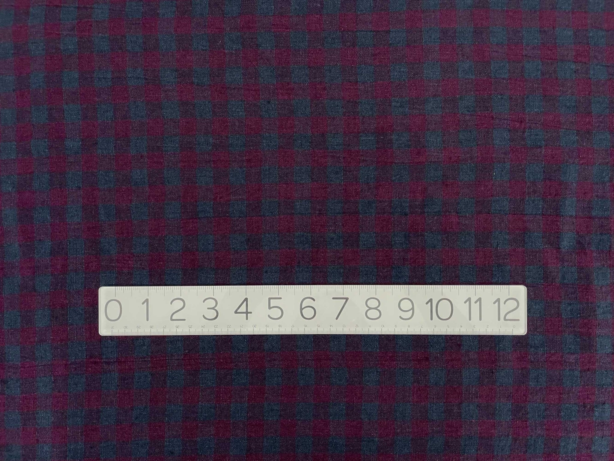 Winter Hymn Linen Check Fabric from Merchant & Mills