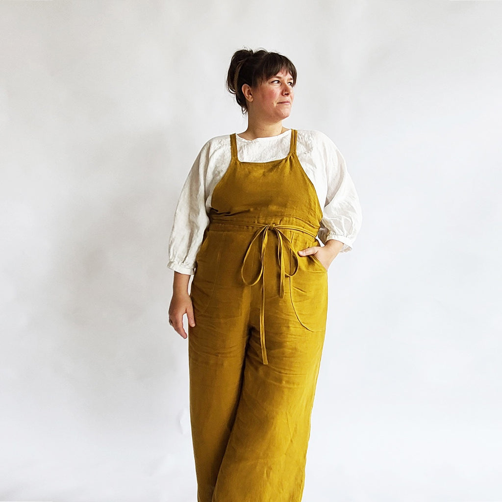 Burnside Bibs Plus Size Pattern | Frankie Rose Fabrics