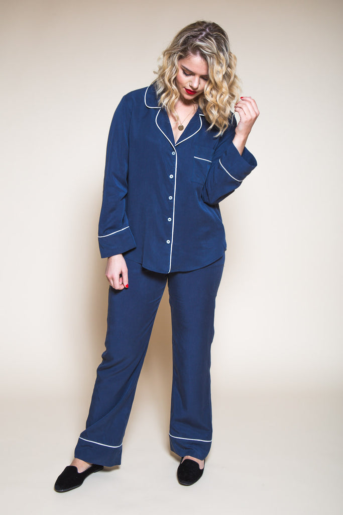 Carolyn Pajamas Sewing Pattern | Frankie Rose Fabrics