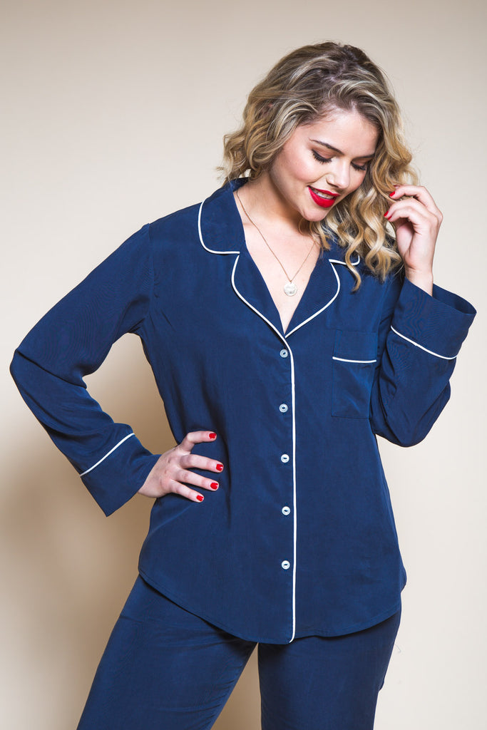 Carolyn Pajamas Sewing Pattern | Frankie Rose Fabrics