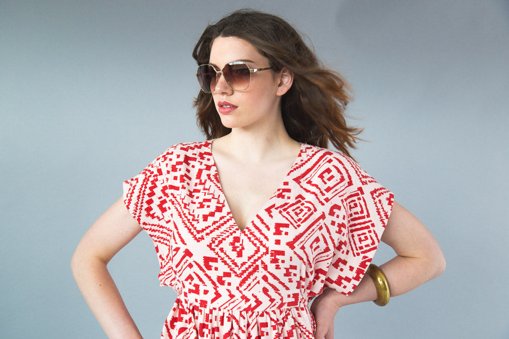 Charlie Caftan Dress Sewing Pattern | Frankie Rose Fabrics