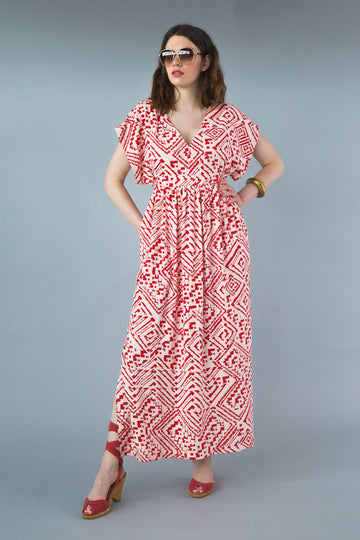 Charlie Caftan Dress Sewing Pattern | Frankie Rose Fabrics