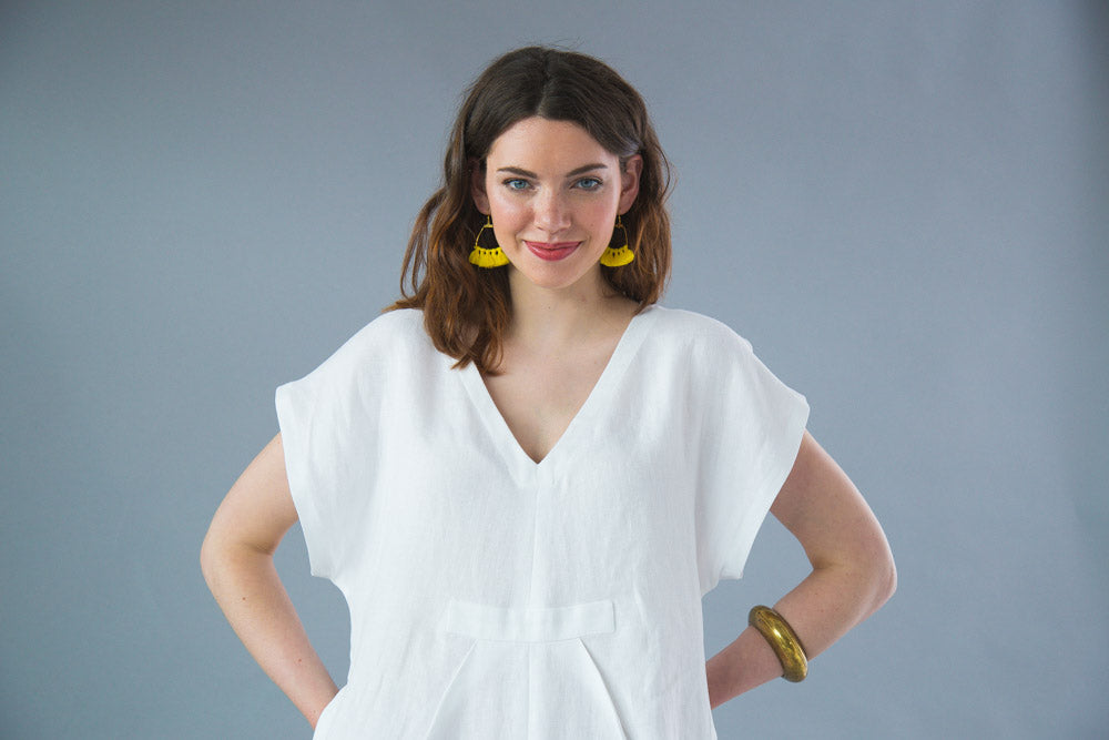 Charlie Caftan Dress Sewing Pattern | Frankie Rose Fabrics