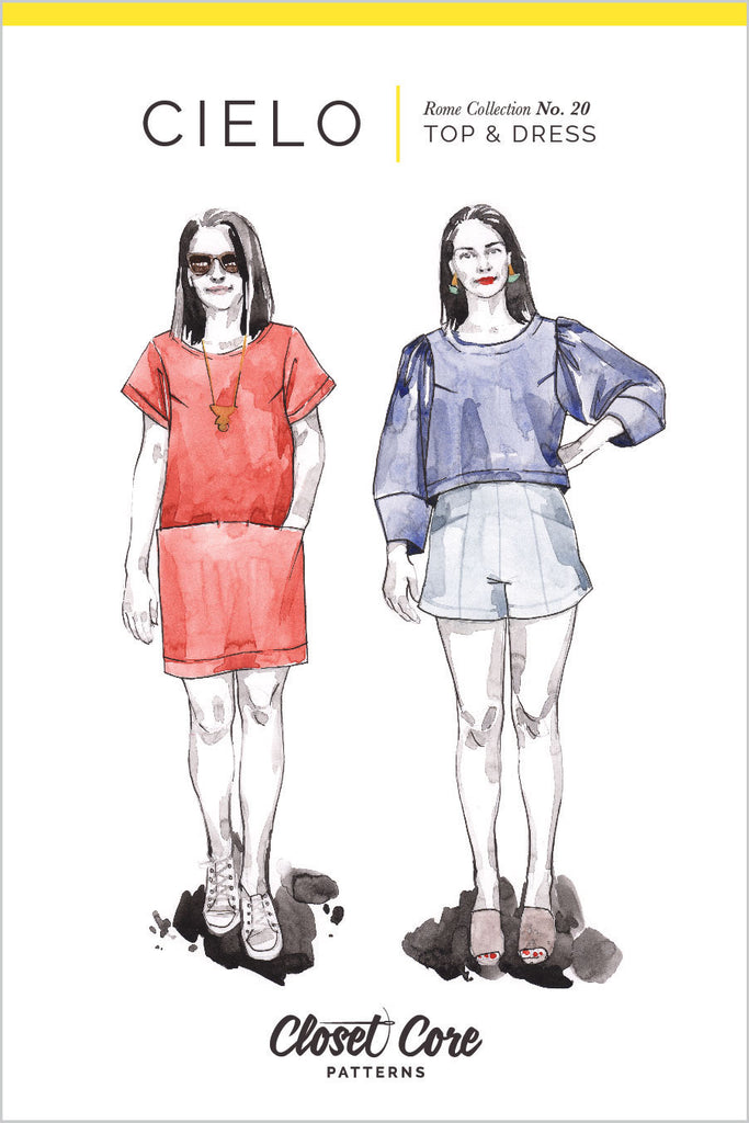 Cielo Dress Women's Sewing Pattern | Frankie Rose Fabrics