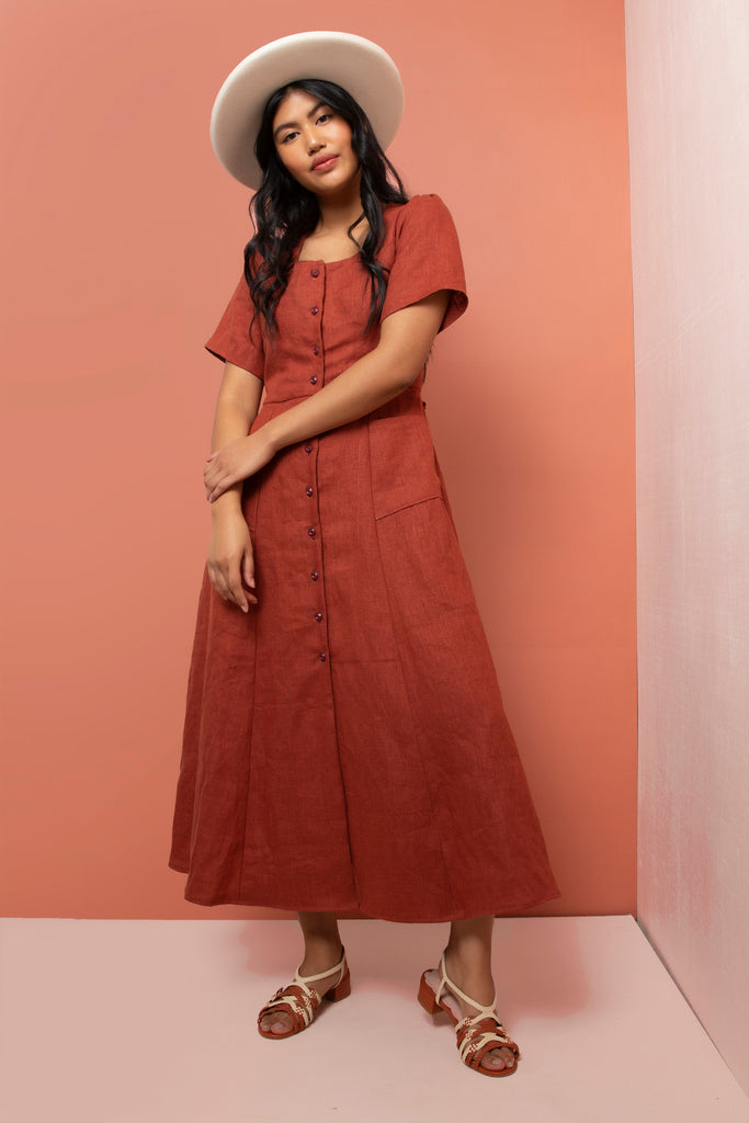 Hughes Dress Sewing Pattern | Frankie Rose Fabrics