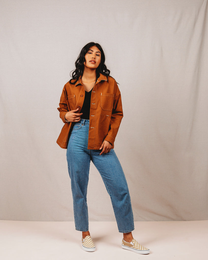 The Ilford Chore Coat Pattern | Frankie Rose Fabrics