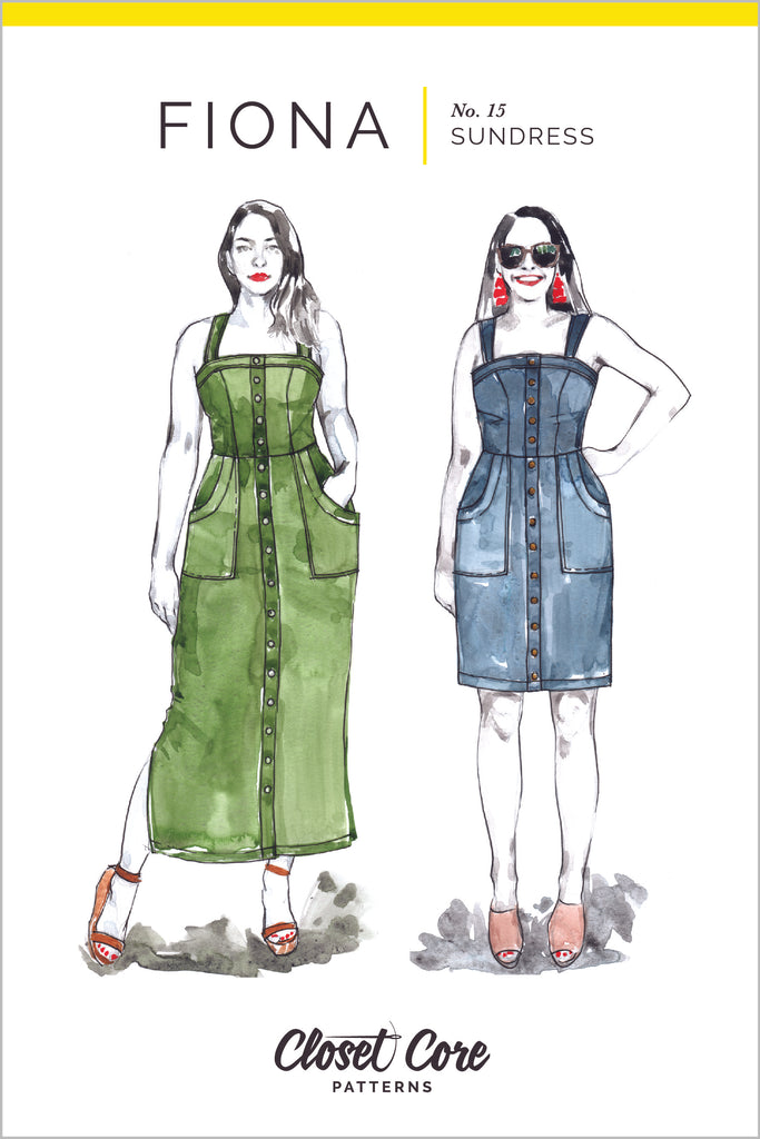 Fiona Sundress Women's Sewing Pattern | Frankie Rose Fabrics