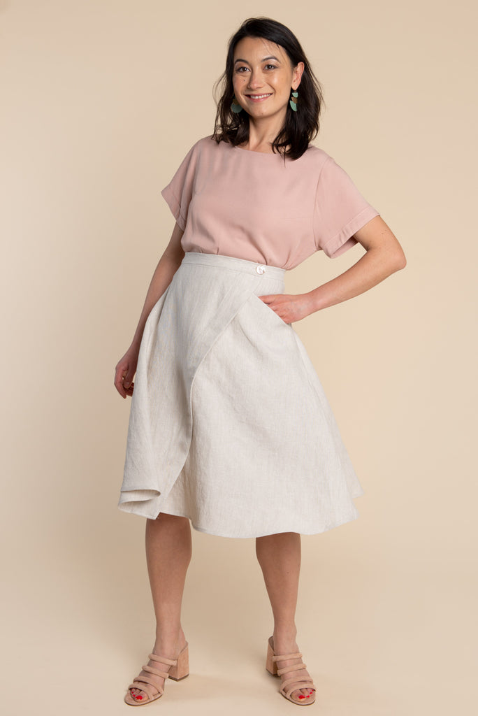 Fiore Wrap Skirt Sewing Pattern | Frankie Rose Fabrics