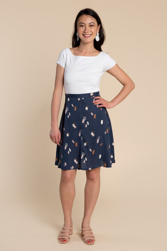 Fiore Wrap Skirt Sewing Pattern | Frankie Rose Fabrics