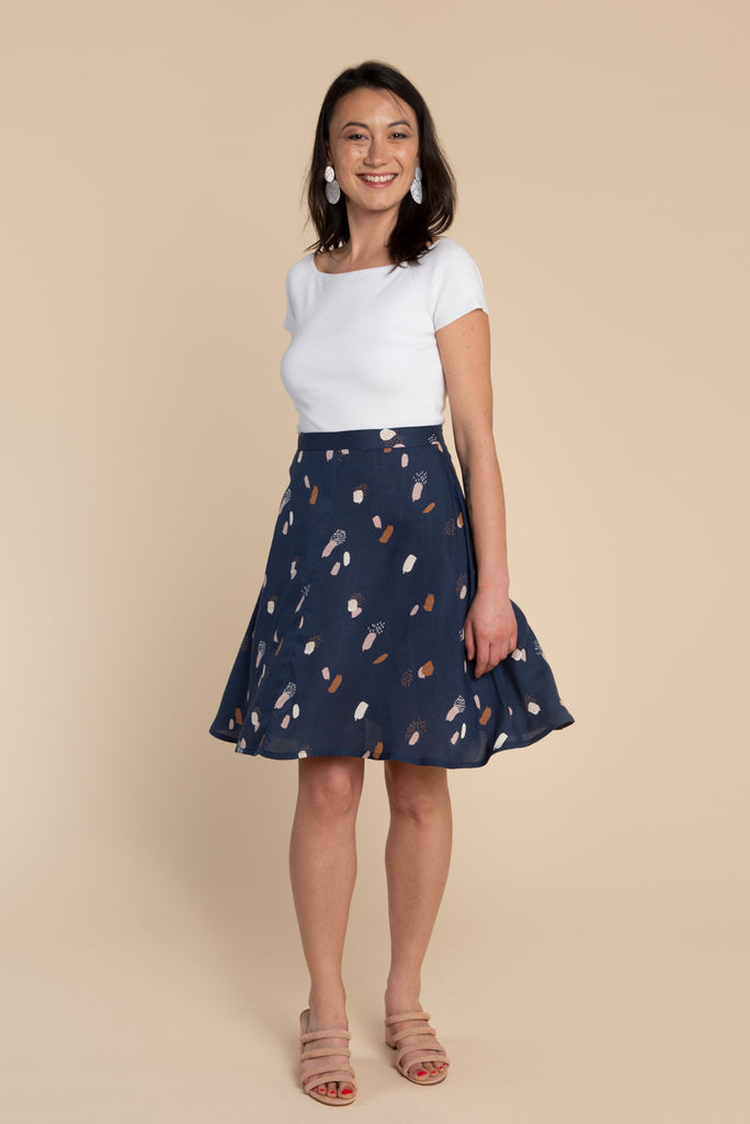 Fiore Wrap Skirt Sewing Pattern | Frankie Rose Fabrics
