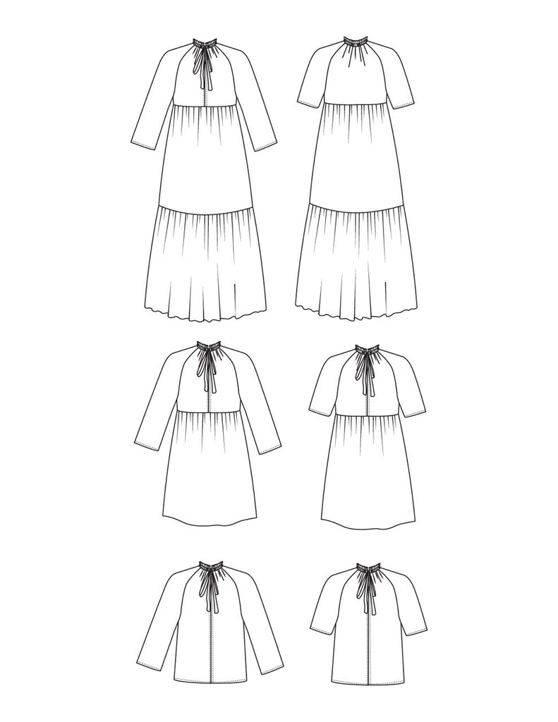 Wilder Gown Dress & Blouse Pattern | Frankie Rose Fabrics