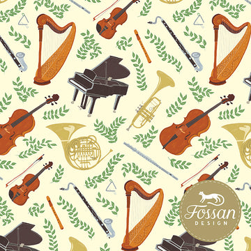 Musical Instruments Organic Cotton French Terry