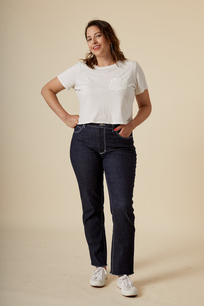 Ginger Skinny Jeans Sewing Pattern | Frankie Rose Fabrics