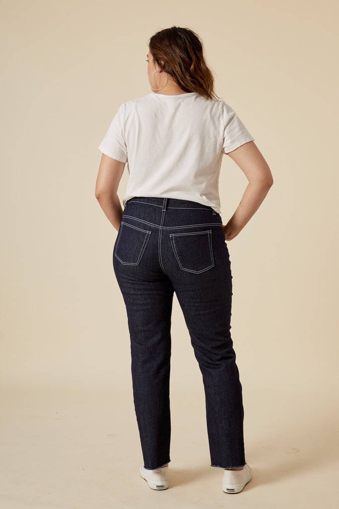 Ginger Skinny Jeans Sewing Pattern | Frankie Rose Fabrics