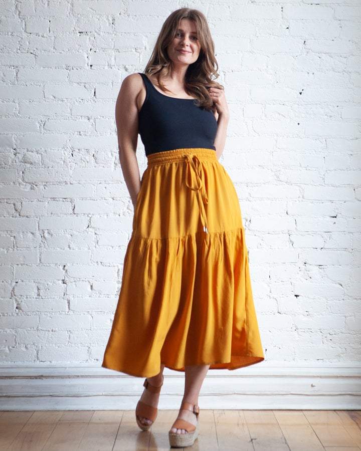 Mave Skirt Plus Size Sewing Pattern | Frankie Rose Fabrics