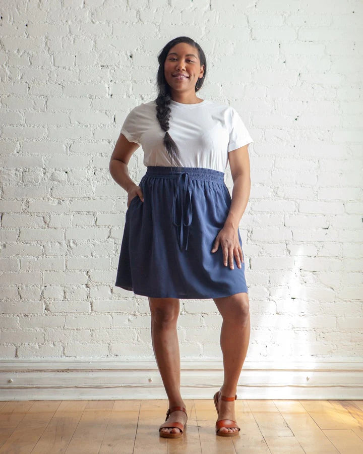 Mave Skirt Plus Size Sewing Pattern | Frankie Rose Fabrics