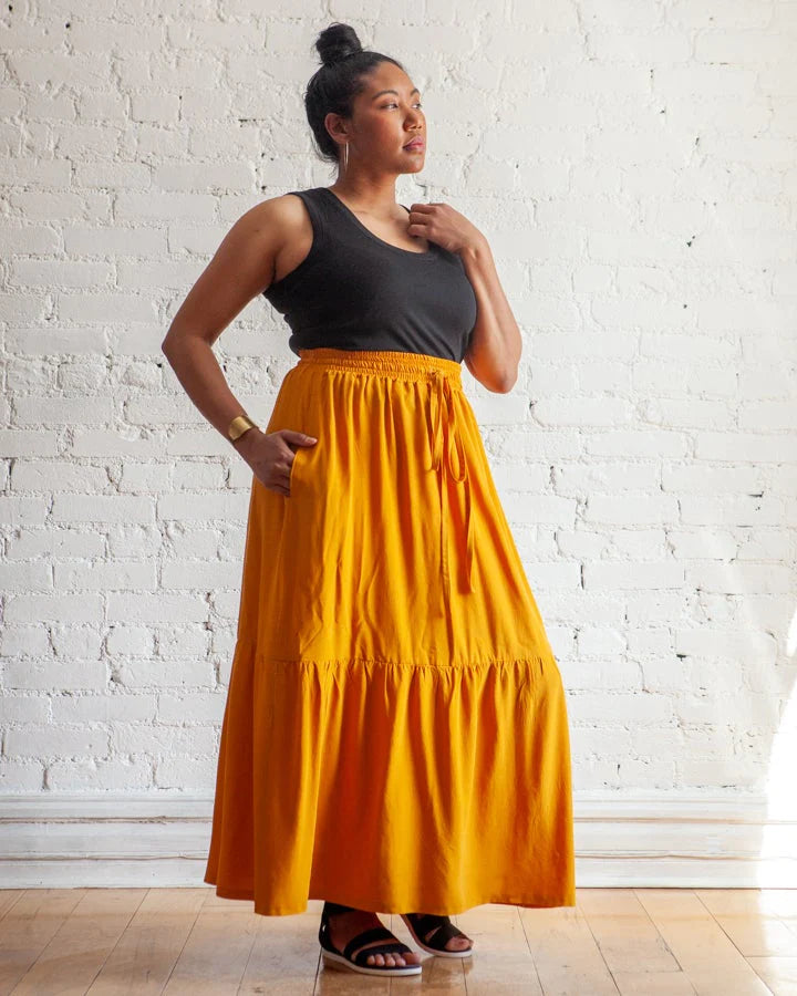 Mave Skirt Plus Size Sewing Pattern | Frankie Rose Fabrics