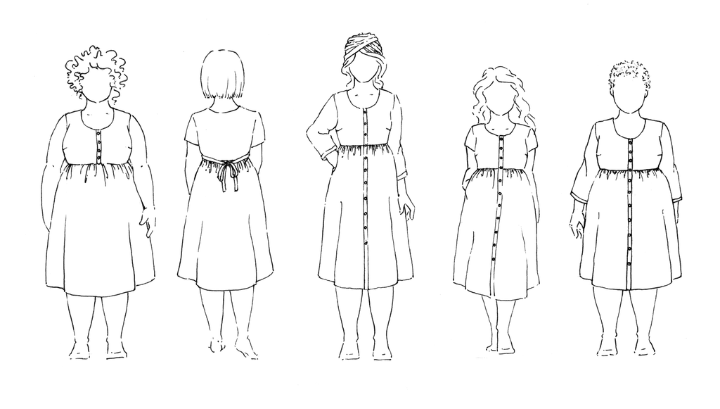 Hinterland Dress Sewing Pattern | Frankie Rose Fabrics