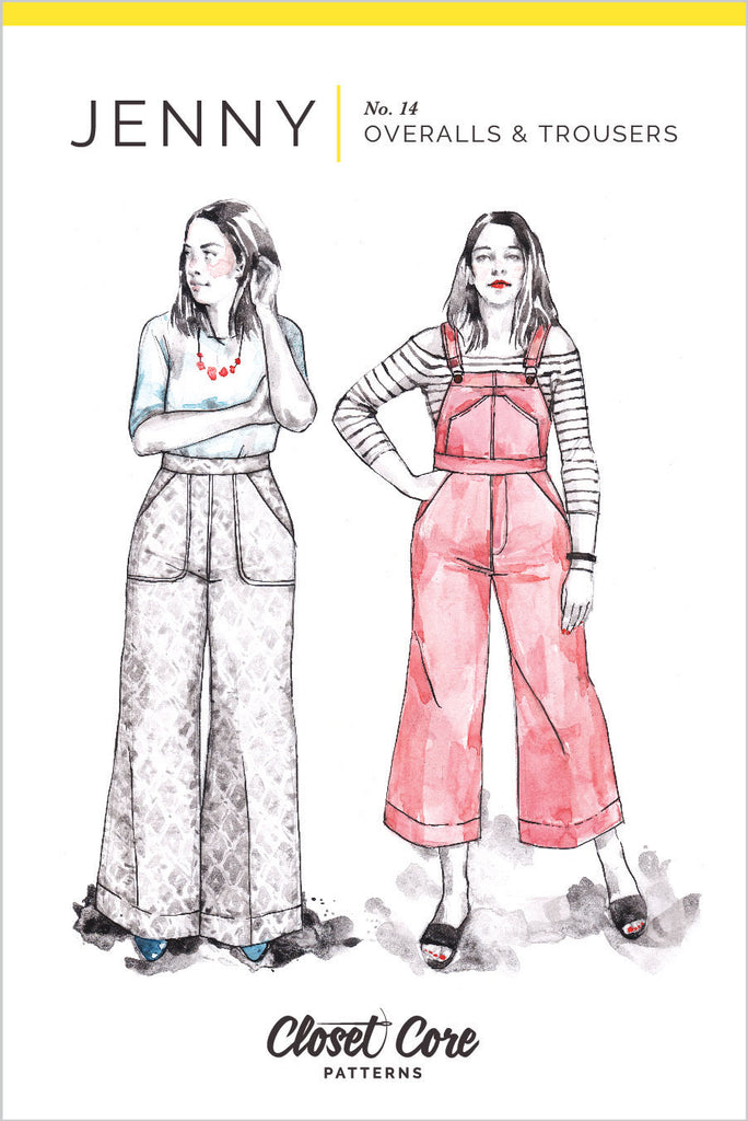 Jenny Pants & Overalls Sewing Pattern | Frankie Rose Fabrics