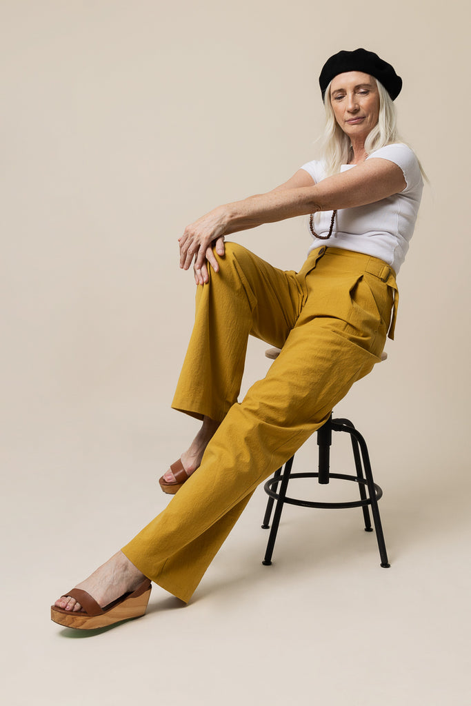 Mitchell Trousers Pants Sewing Pattern–Frankie Rose Fabrics