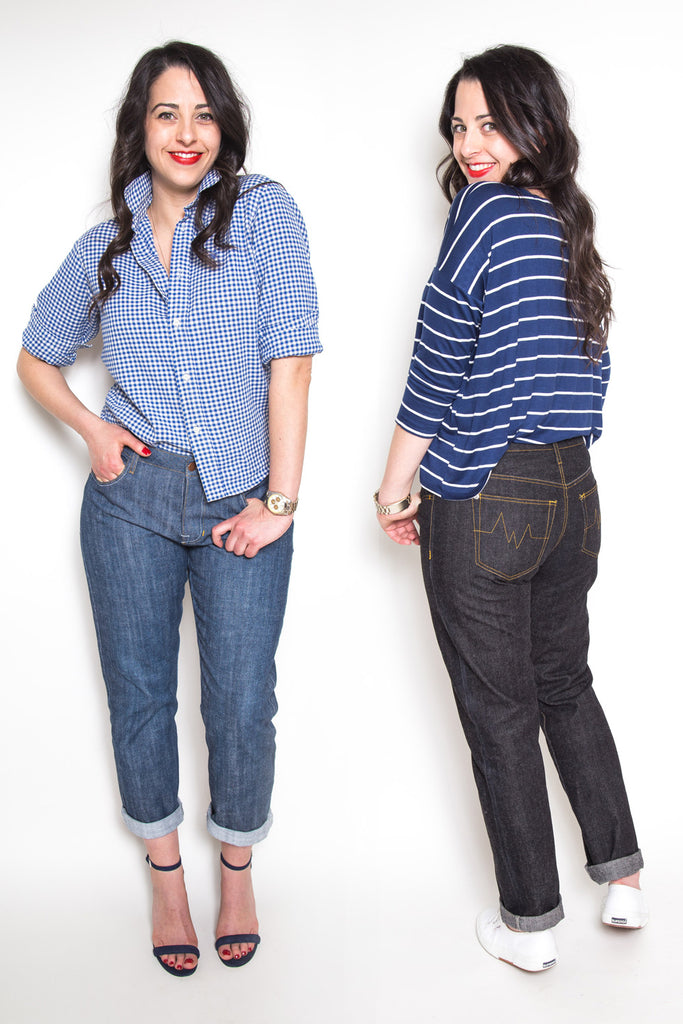 Morgan Jeans Sewing Pattern | Frankie Rose Fabrics