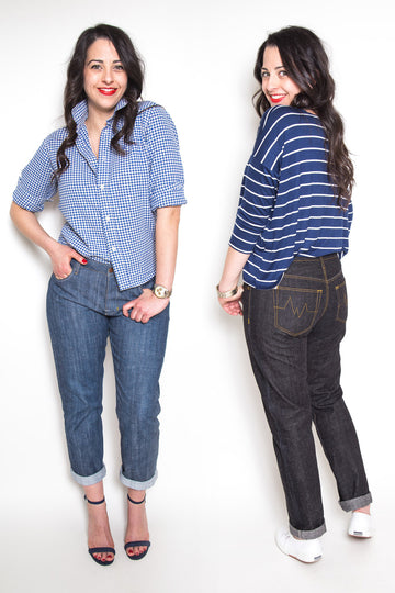 Morgan Jeans Sewing Pattern | Frankie Rose Fabrics