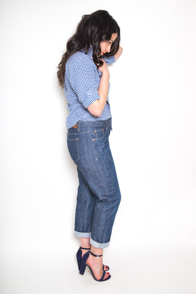 Morgan Jeans Sewing Pattern | Frankie Rose Fabrics