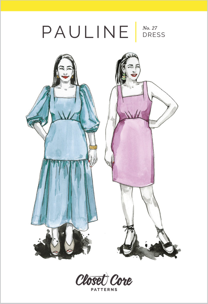 Pauline Dress Women's Sewing Pattern | Frankie Rose Fabrics