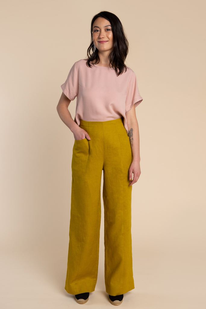 Pietra Pants Women's Sewing Pattern | Frankie Rose Fabrics