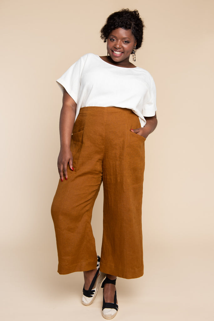 Pietra Pants Women's Sewing Pattern | Frankie Rose Fabrics