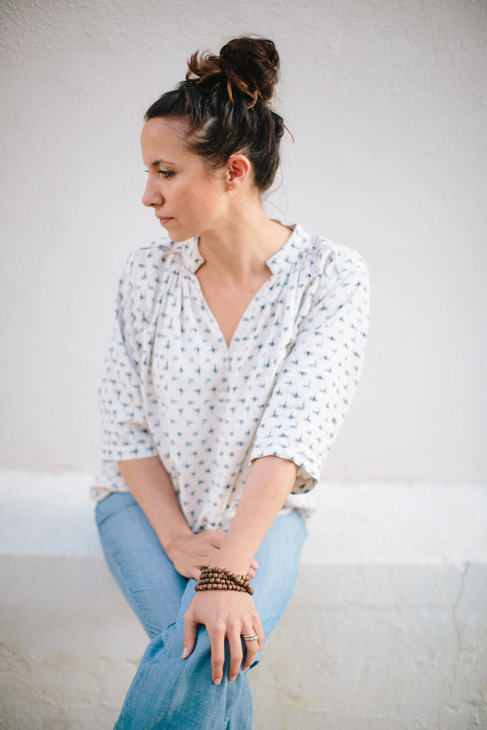 Matcha Top, Blouse Sewing Pattern | Frankie Rose Fabrics