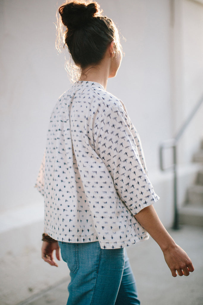 Matcha Top, Blouse Sewing Pattern | Frankie Rose Fabrics