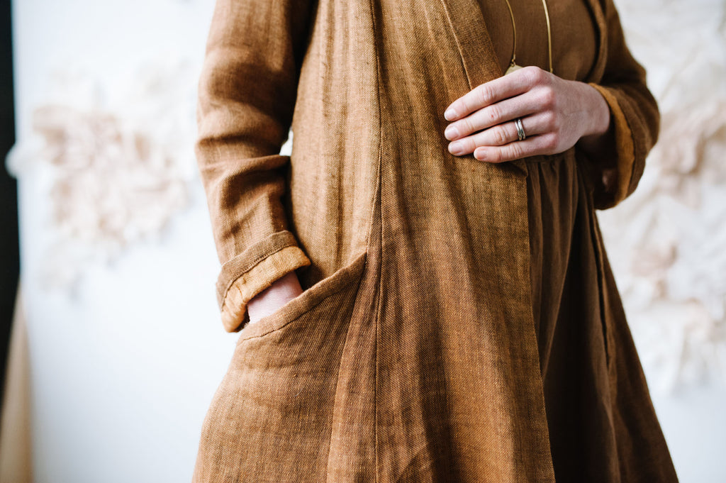 Lichen Duster Jacket Sewing Pattern | Frankie Rose Fabrics