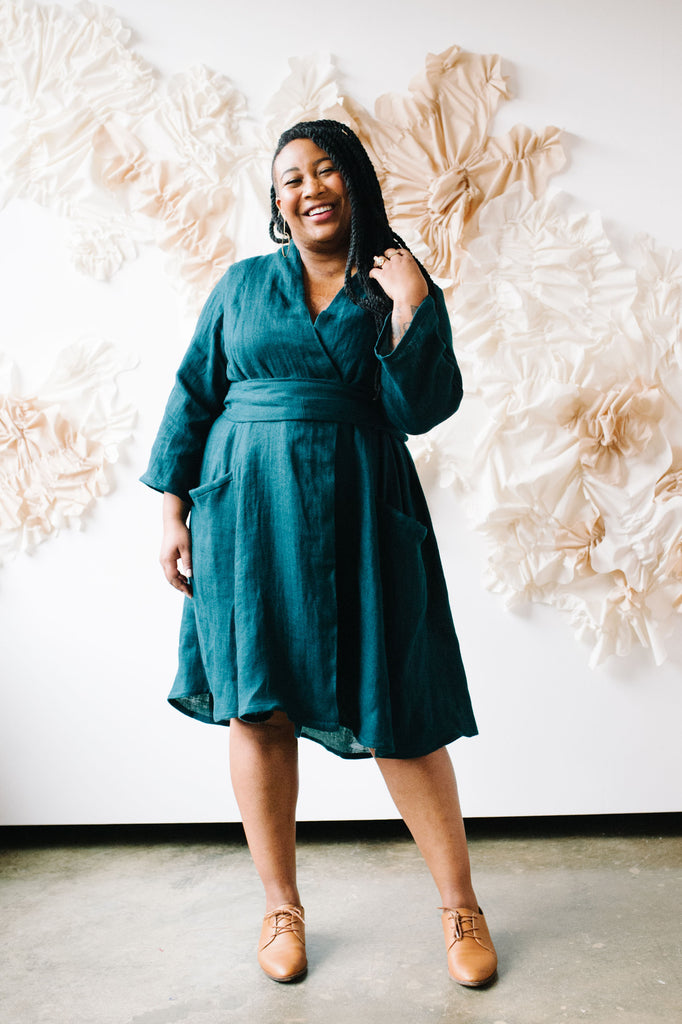 Lichen Duster Jacket Sewing Pattern | Frankie Rose Fabrics