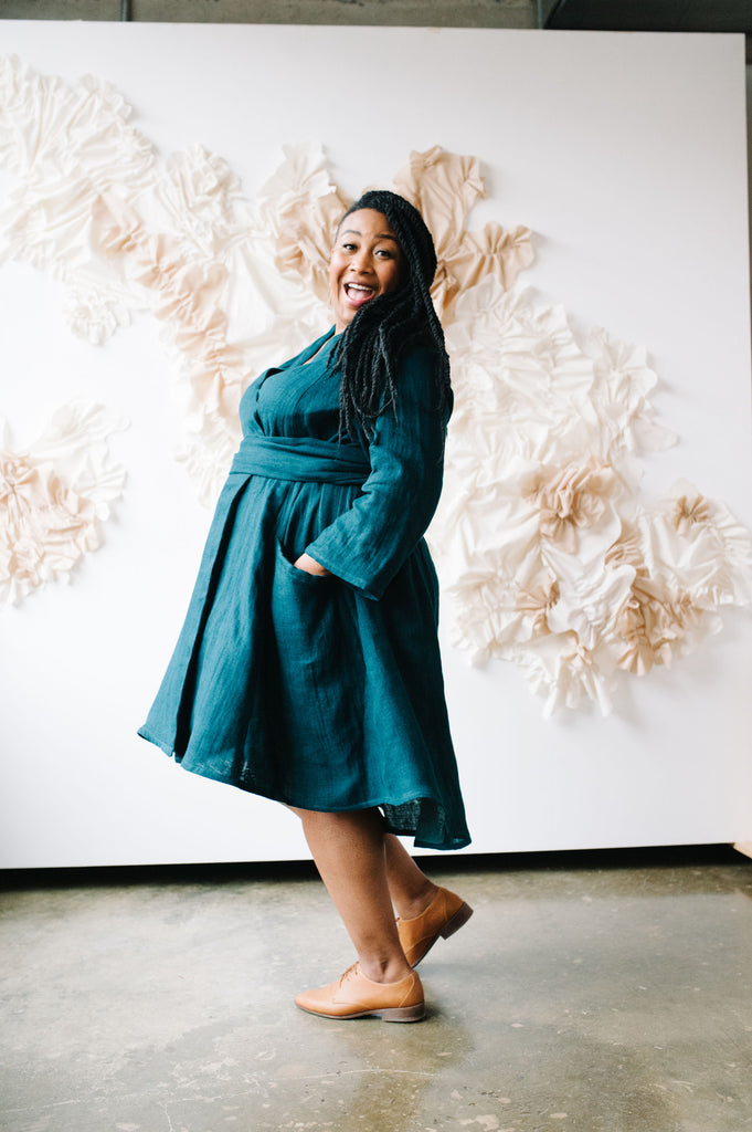 Lichen Duster Jacket Sewing Pattern | Frankie Rose Fabrics