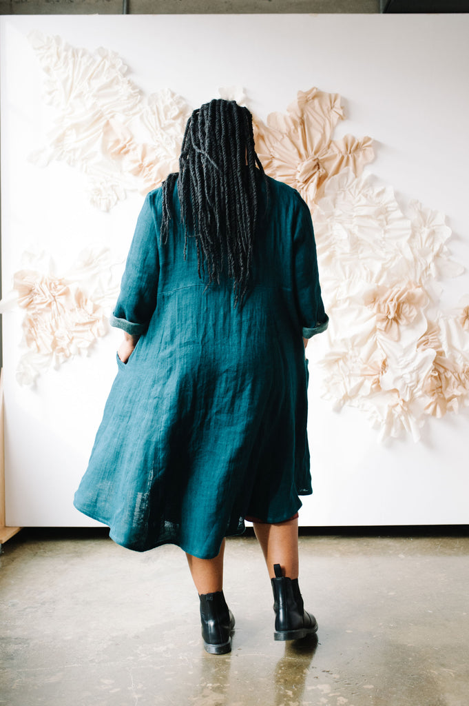 Lichen Duster Jacket Sewing Pattern | Frankie Rose Fabrics