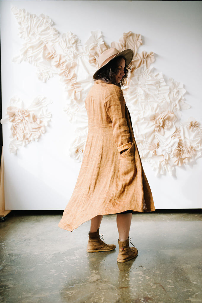 Lichen Duster Jacket Sewing Pattern | Frankie Rose Fabrics